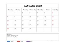microsoft powerpoint calendar template 2024